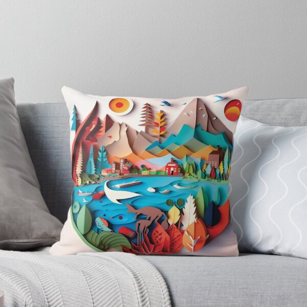 Item preview, beautiful big fantasy landscape designed and sold by artpapercuts.
