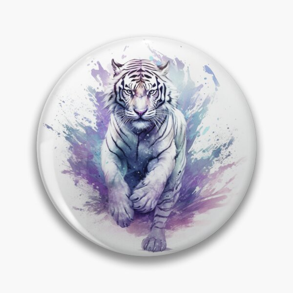 Item preview, Pure White Tiger designed and sold by letsgetinspired.