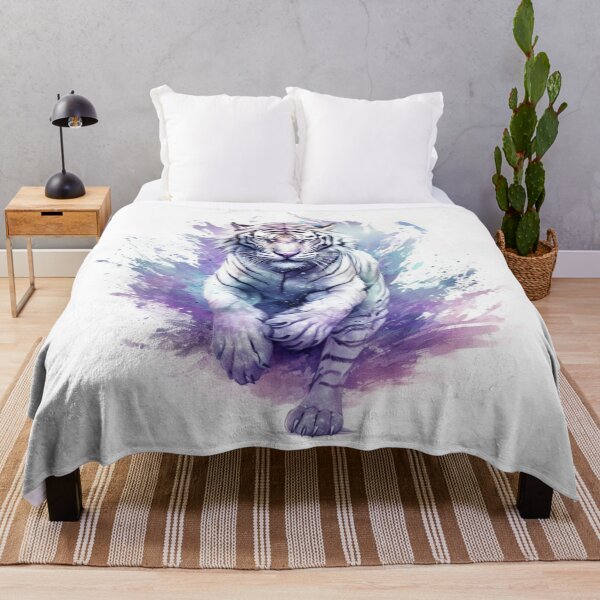 Item preview, Pure White Tiger designed and sold by letsgetinspired.