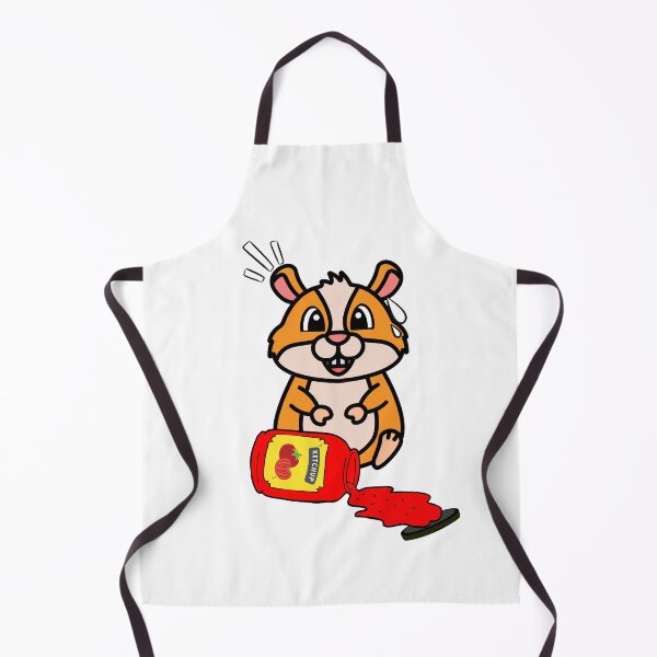 Item preview, Cute Furry hamster Spilled Tomato Ketchup designed and sold by Pet Station.