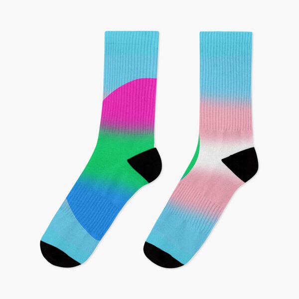 Aperçu de l'œuvre Gradient Transgender Polysexual Pride Flag créée et vendue par Sum-Thangs.