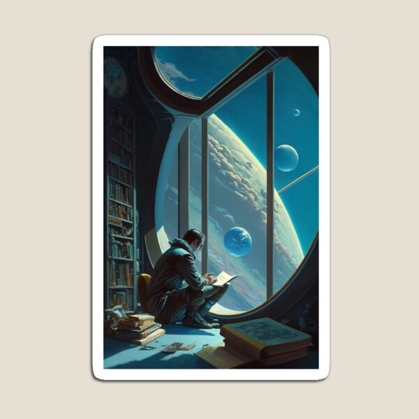 Vista previa del artículo con la obra «Espacio de lectura», diseñado y vendido por laretsi.