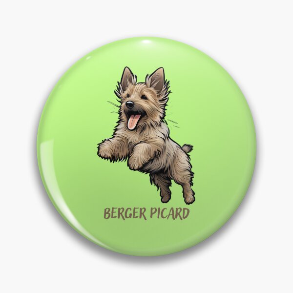 Item preview, Berger Picard puppy - cute dog designed and sold by schizarty.