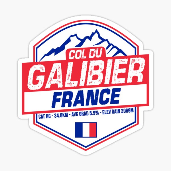 Item preview, Col du Galibier Cycling France designed and sold by Jack Curtis.