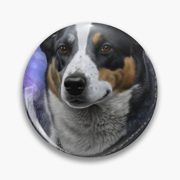 Item preview, Australian Catte Dog Art designed and sold by Nocturne  Paws.