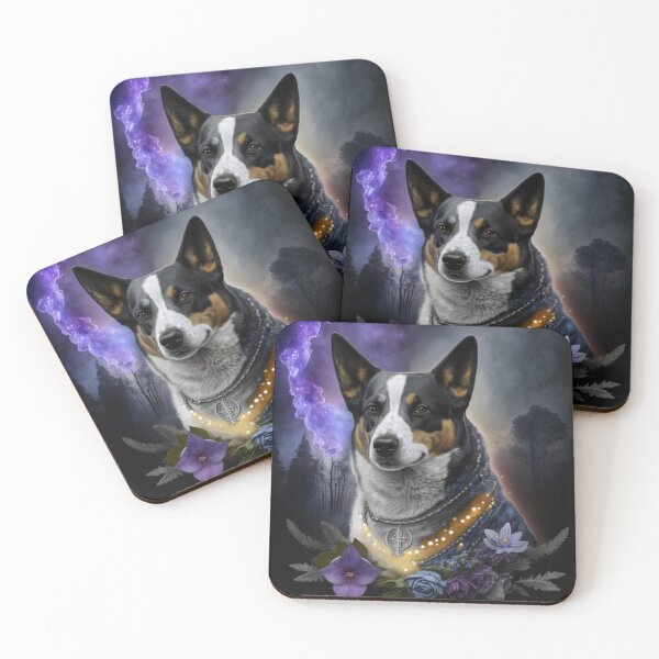 Item preview, Australian Catte Dog Art designed and sold by Nocturne  Paws.