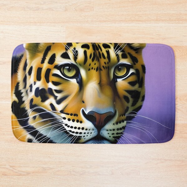 Artikelvorschau, Leopardenportrait, pastos, Ai Generated Art entworfen und verkauft von ACC .