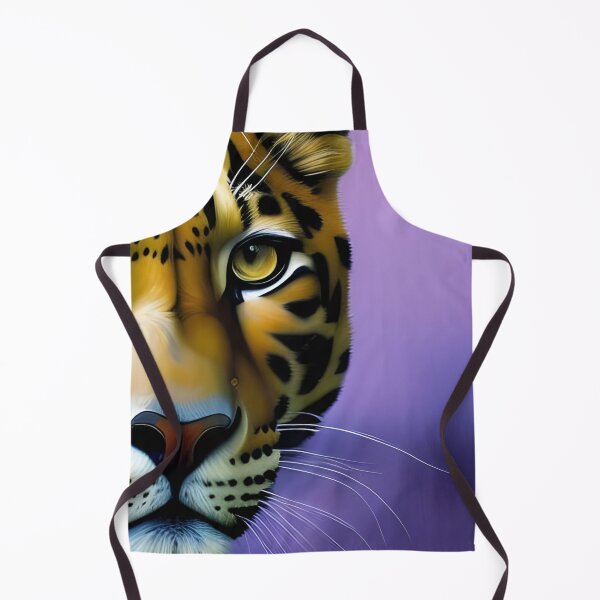 Artikelvorschau, Leopardenportrait, pastos, Ai Generated Art entworfen und verkauft von ACC .