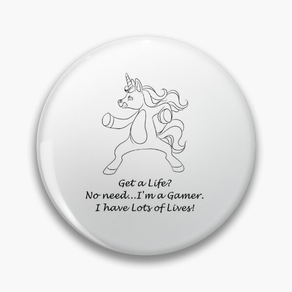 Item preview, Get a Life? I'm a Gamer funny unicorn.. designed and sold by ArtemisEutopia.