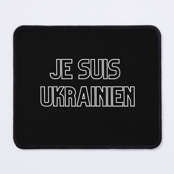 Aperçu de l'œuvre T-shirt JE SUIS UKRAINIEN créée et vendue par T-shirtsMZH.