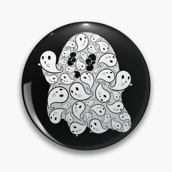 Item preview, Ghost forkball with a ghost made from other ghosts designed and sold by Drzamag.