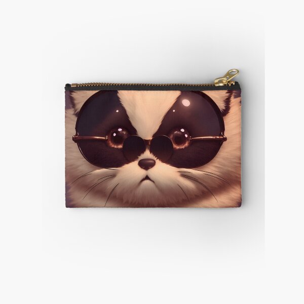 Item preview, Lindo Gato Kawaii Fur Ball Con Gafas De Sol De Diseñador Morgan - Kawaii Cute designed and sold by internlvisions.