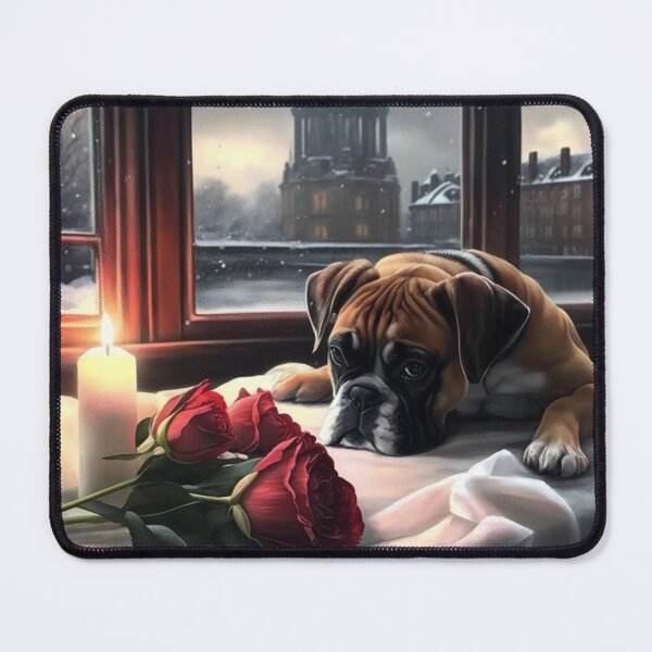Item preview, Sleepy Boxer Dog designed and sold by Nocturne  Paws.