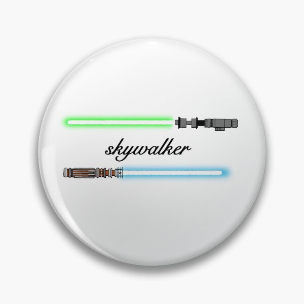 Artikelvorschau, Luke und Leia Skywalker Lichtschwerter mit Text entworfen und verkauft von dangerousfrog.