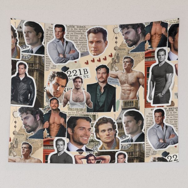 Item preview, henry cavill photo collage  designed and sold by heavyduck.