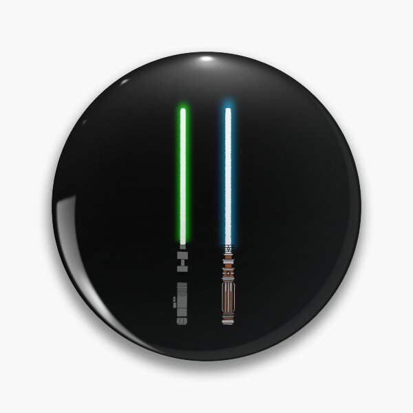 Artikelvorschau, luke und leia skywalker lichtschwert vertikal entworfen und verkauft von dangerousfrog.