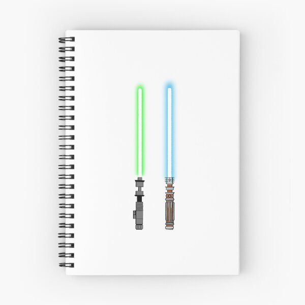 Item preview, luke and leia skywalker lightsabers vertical designed and sold by dangerousfrog.