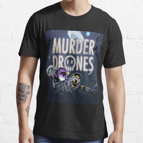 murder drones Fitted V-Neck T-Shirt for Sale by tyrarolleri