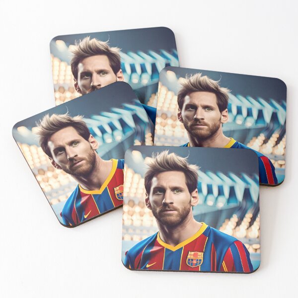 Item preview, Messi Photo Realistic Paint Art designed and sold by ecdato.