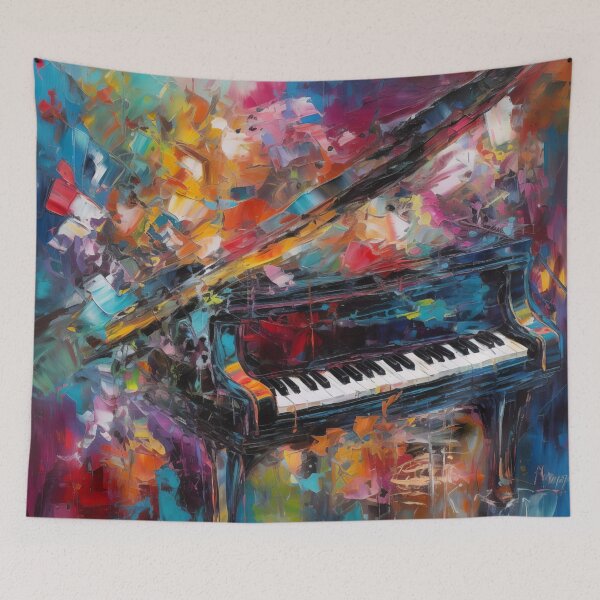 Item preview, Symphony of Colors - Abstract Piano Art designed and sold by PeelnProduce.