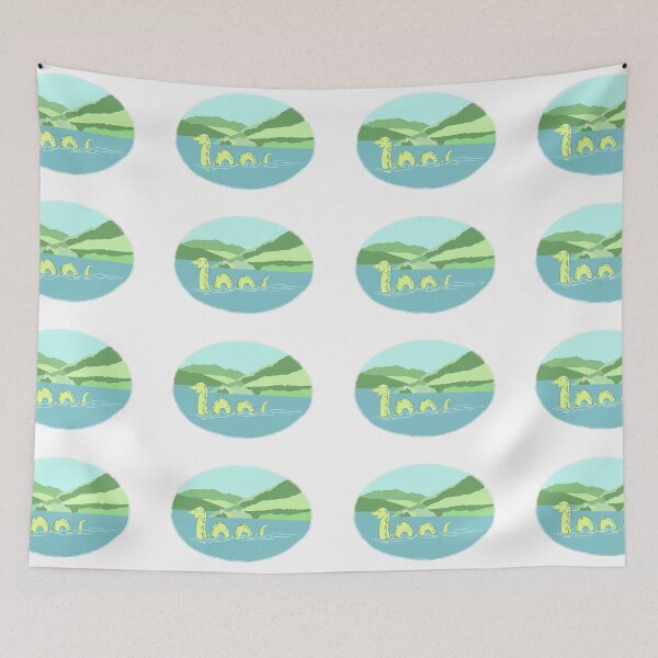 Item preview, Loch Ness Monster Landscape designed and sold by Adam Regester.
