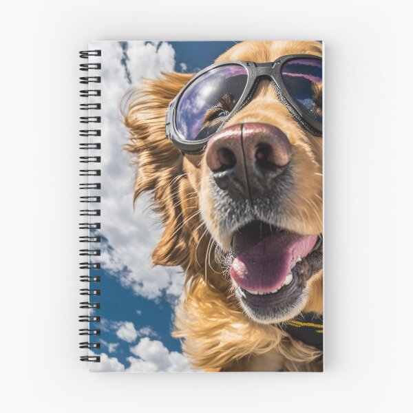 Item preview, Happy Golden Retrievers skydiving designed and sold by Tio-Tecun.
