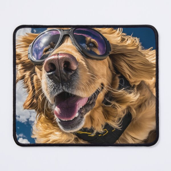 Item preview, Happy Golden Retrievers skydiving designed and sold by Tio-Tecun.