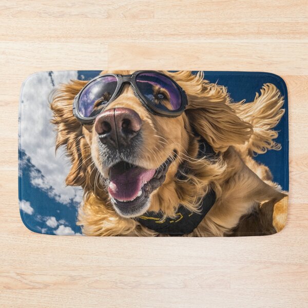 Item preview, Happy Golden Retrievers skydiving designed and sold by Tio-Tecun.