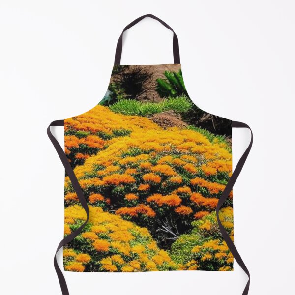 Item preview, mounds of yellow and orange flowers in a meadow designed and sold by JaroDesign2023.