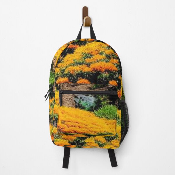 Item preview, mounds of yellow and orange flowers in a meadow designed and sold by JaroDesign2023.