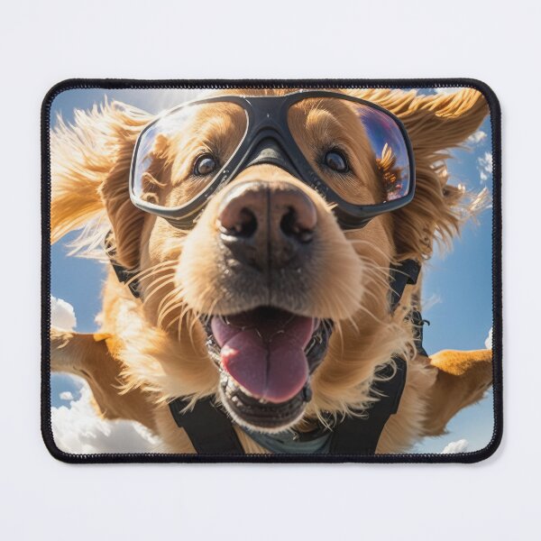 Item preview, Copy of Happy Golden Retrievers skydiving designed and sold by Tio-Tecun.