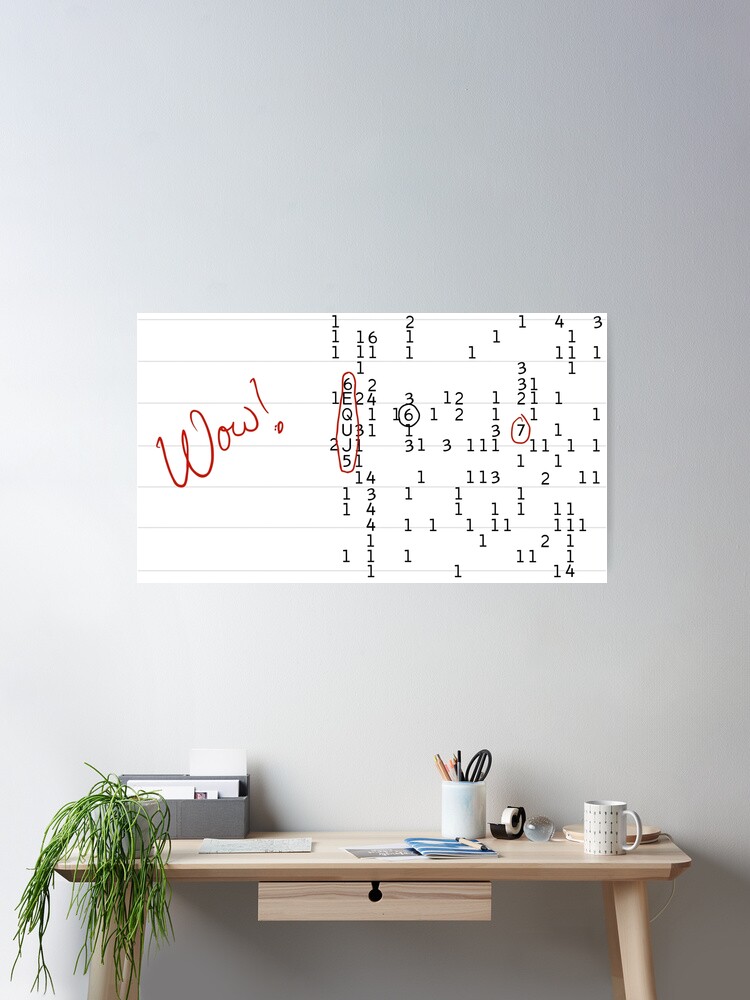 Thumbnail 1 of 3, Poster, Wow! Signal - HD Reproduction designed and sold by Phneepers.