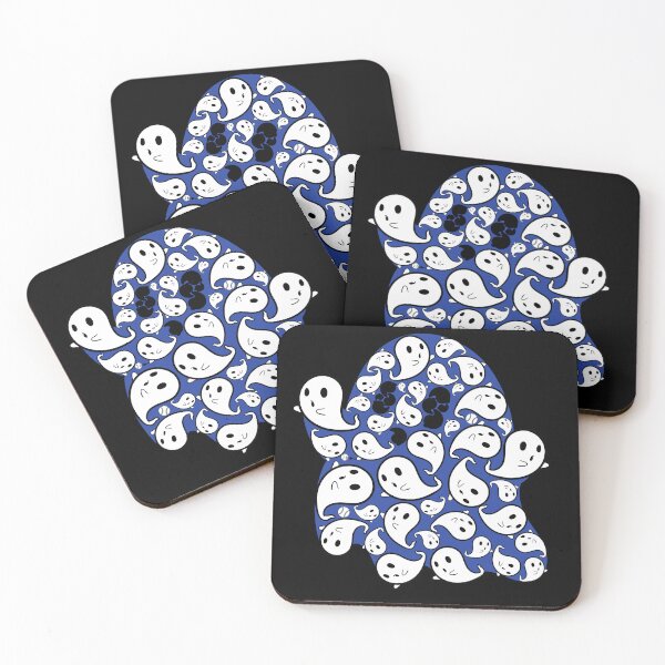 Item preview, Ghost forkball with a ghost made from other ghosts designed and sold by Drzamag.