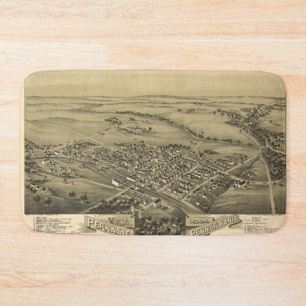Item preview, Perkasie, Pennsylvania (1894) designed and sold by allhistory.
