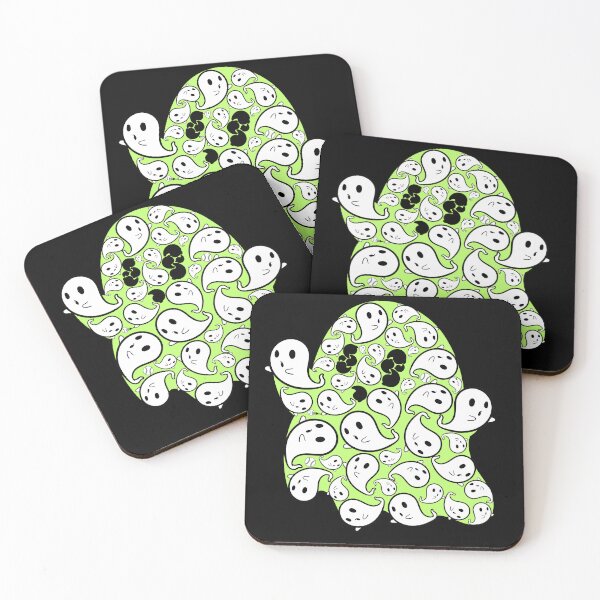 Item preview, Ghost forkball with a ghost made from other ghosts designed and sold by Drzamag.