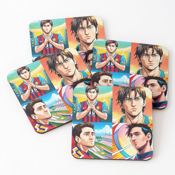 Item preview, Messi Inspired Anime Art Pack  designed and sold by ecdato.