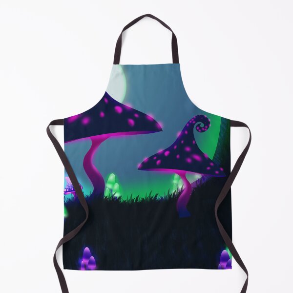 Item preview, Glowing fantasy mushrooms in a fantasy forest designed and sold by Ferelwing.