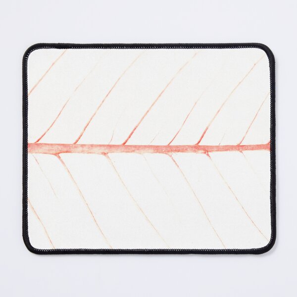 Item preview, Leaf Venation Minimalism Red Nature Lovers designed and sold by eddiebarronshop.