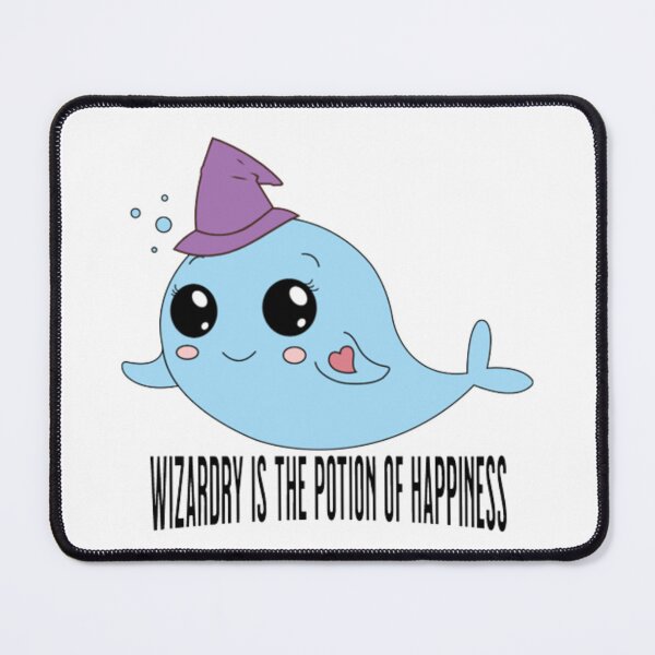 Item preview, Cute Whale,Wizardry is the potion of happiness. designed and sold by Blue  Dragon.