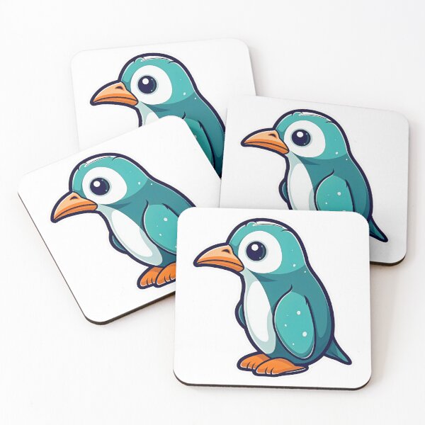 Item preview, Brightly colored cartoon penguin designed and sold by anthonygdg.