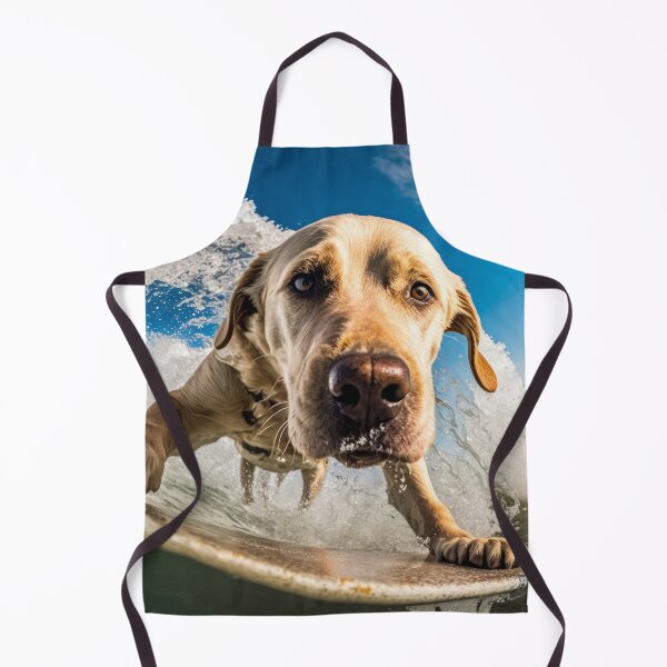 Item preview, Action photo of Labrador retriever surfing in the sea designed and sold by Tio-Tecun.