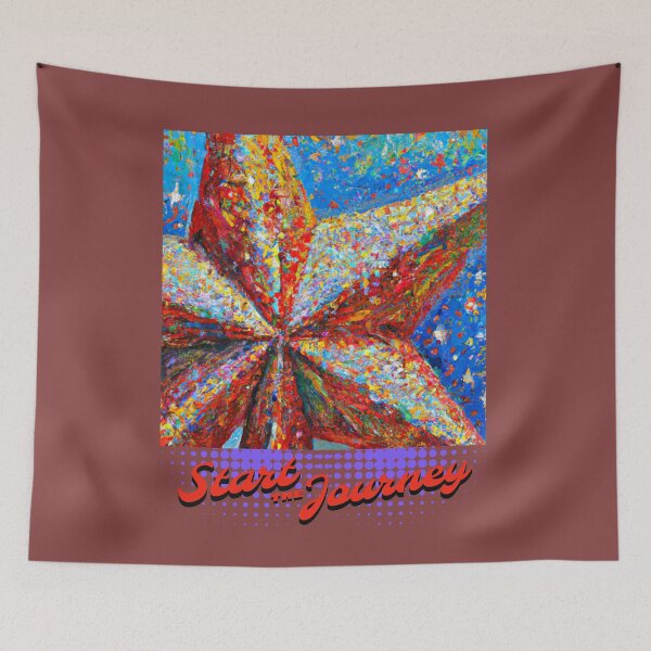 Item preview, "Start the Journey" Star Design Collection  designed and sold by DaiInMetropolis.