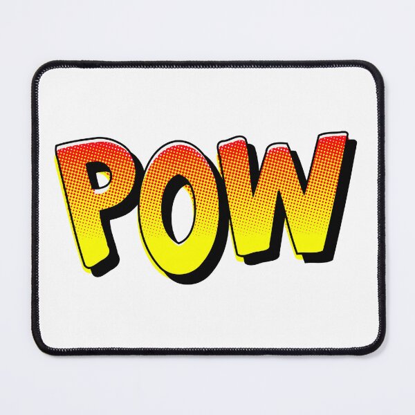 Item preview, cartoon pow text designed and sold by wisnubayuaji.