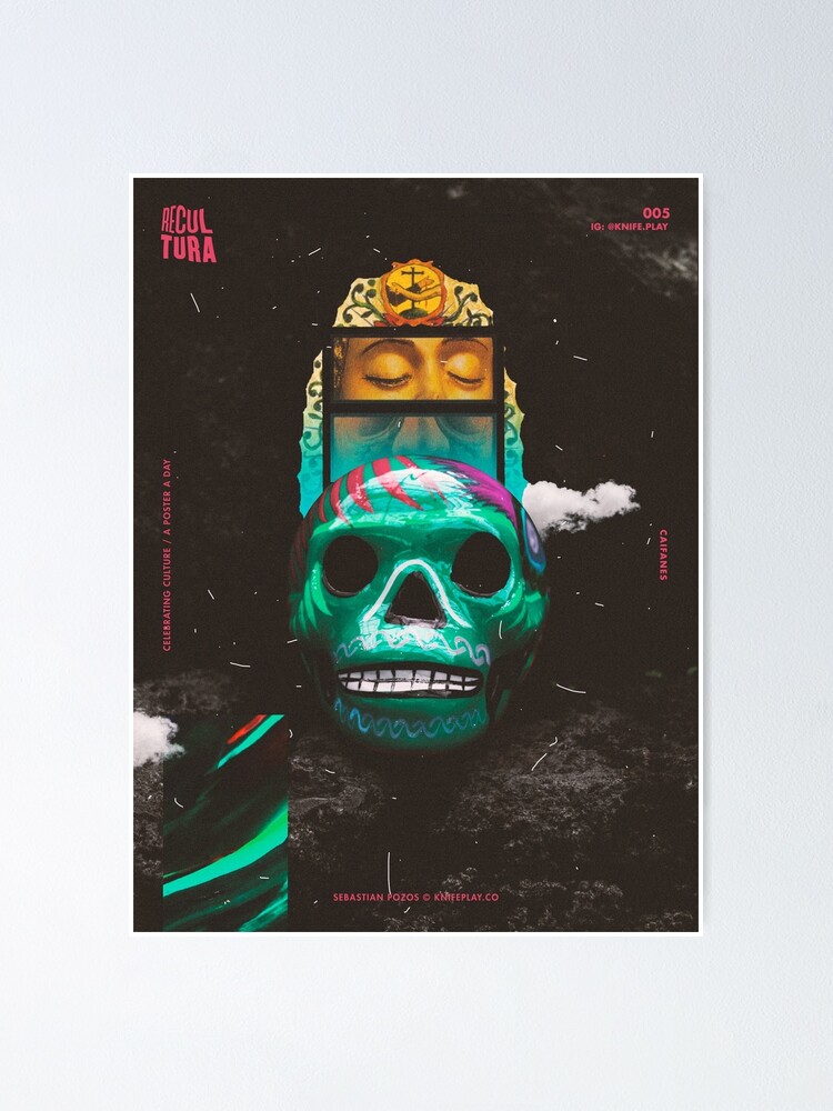 Caifanes Recultura 005 Poster By Knifeplay Redbubble