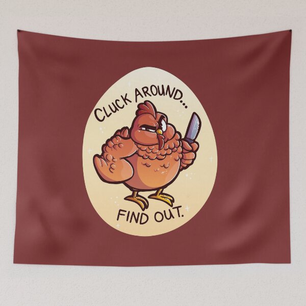 Item preview, Cluck around...Find out. designed and sold by OKDandy.