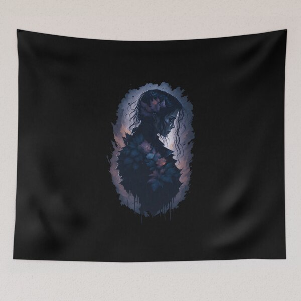 Item preview, Dark girl in flowers designed and sold by Aleksandar Boric.