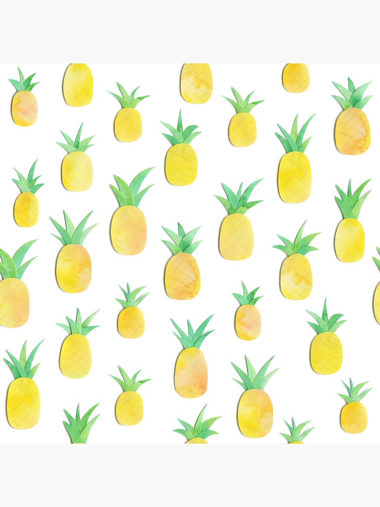 "Pineapples are in my head" Sticker for Sale by CraftedDom Redbubble