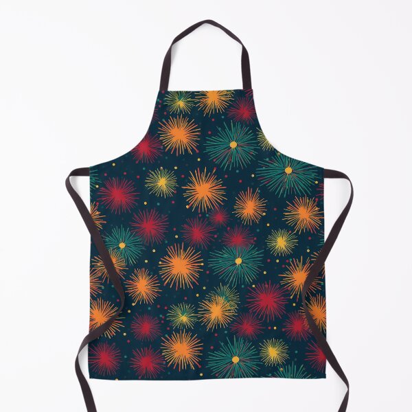 Item preview, Fireworks with colorful dotted background designed and sold by TheArtfulNook.