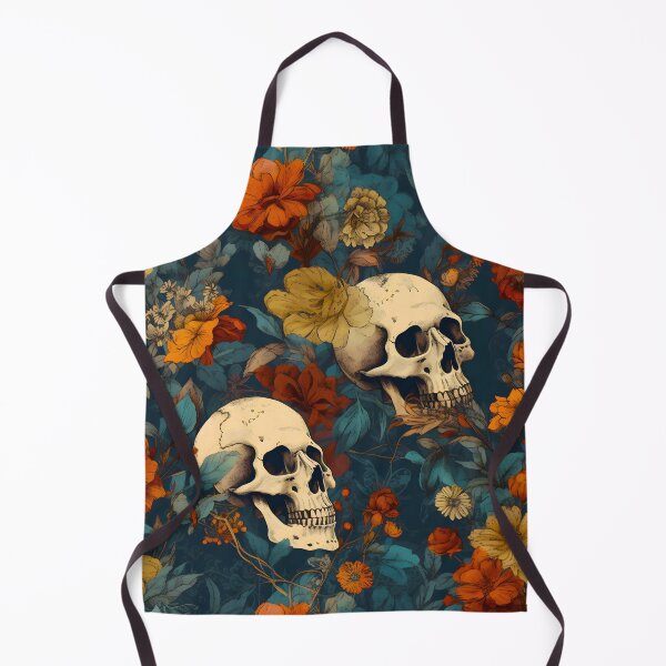 Artikelvorschau, "Floral & Skulls" - Gotische Vintage-Ästhetik. entworfen und verkauft von Patrick Brodeur.