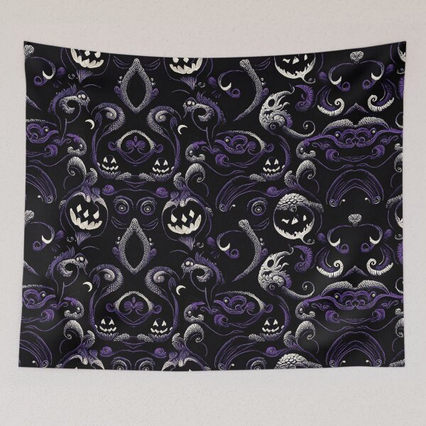 Item preview, Purple Paisley Pumpkins designed and sold by Oubliette Studios.